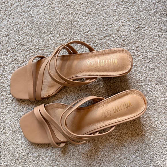 Mi.iM Beige Strappy Heels - Picture 2 of 4